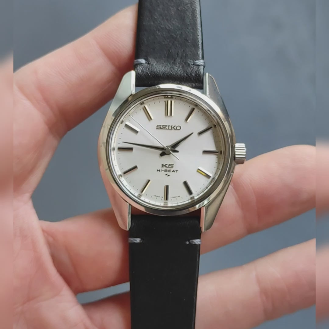 SEIKO KS HI-BEAT 45-7001 ベルト無し beautiful vintage king seiko hi-beat 45-7001 stainless steel