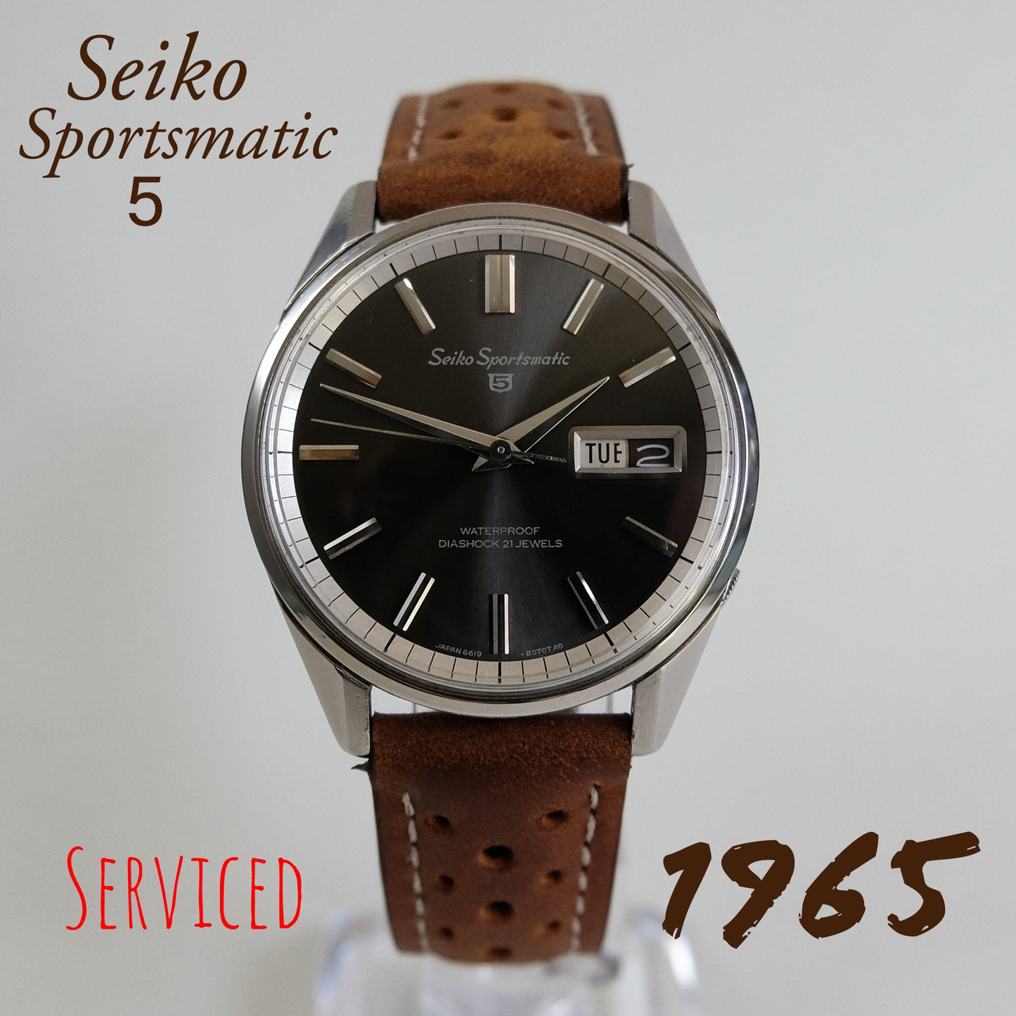 1965 Seiko Sportsmatic 5 6619-8050