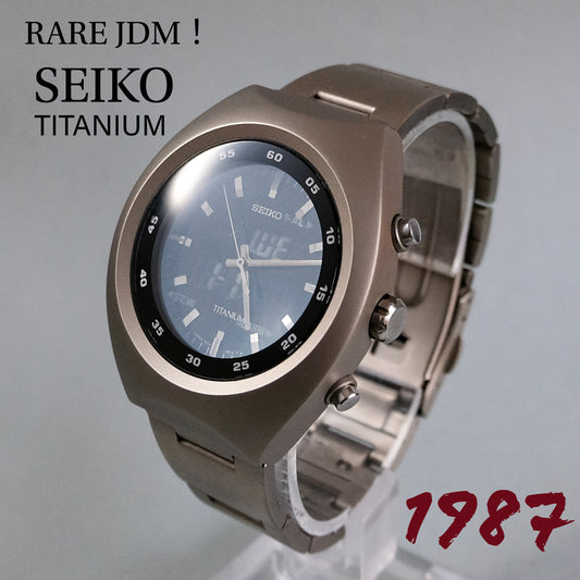 1987 Rare JDM Seiko Titanium H711-0A10