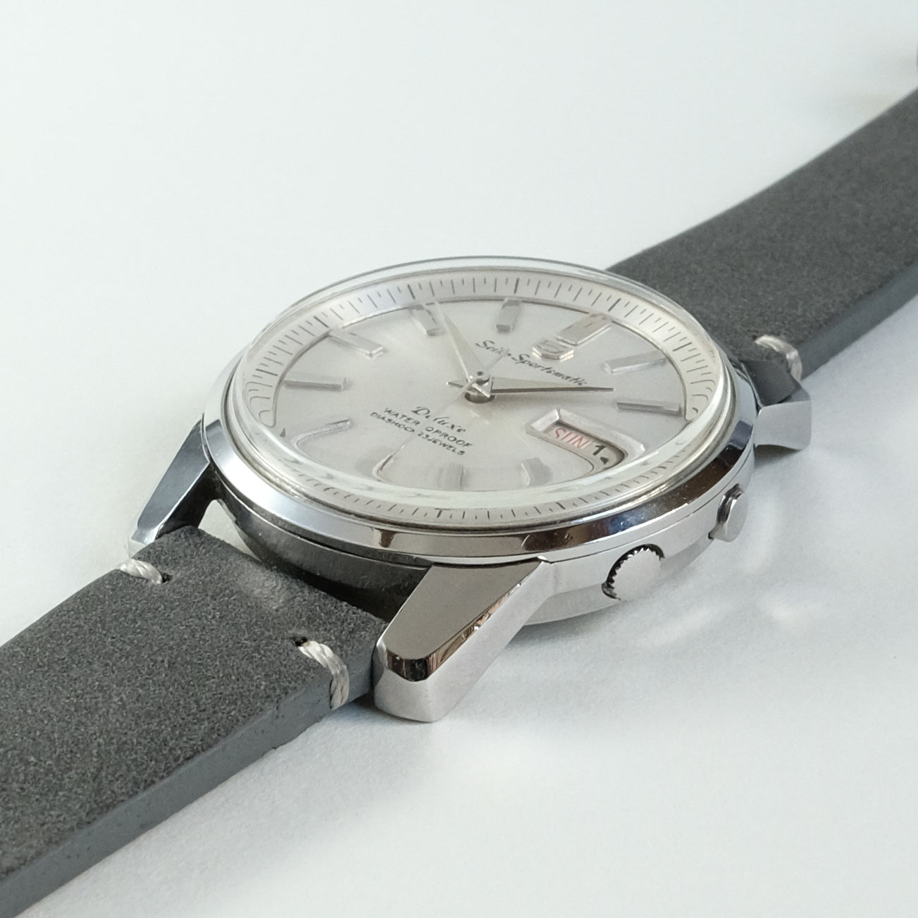 Seiko sportsmatic deluxe outlet 23 jewels