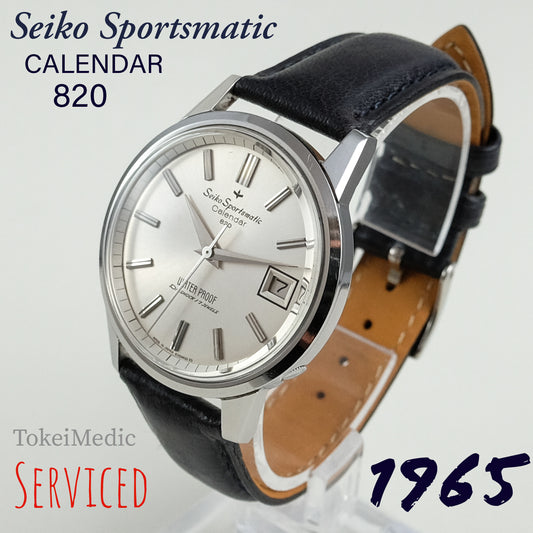 1965 Seiko Sportsmatic Calendar 820 7625-8961