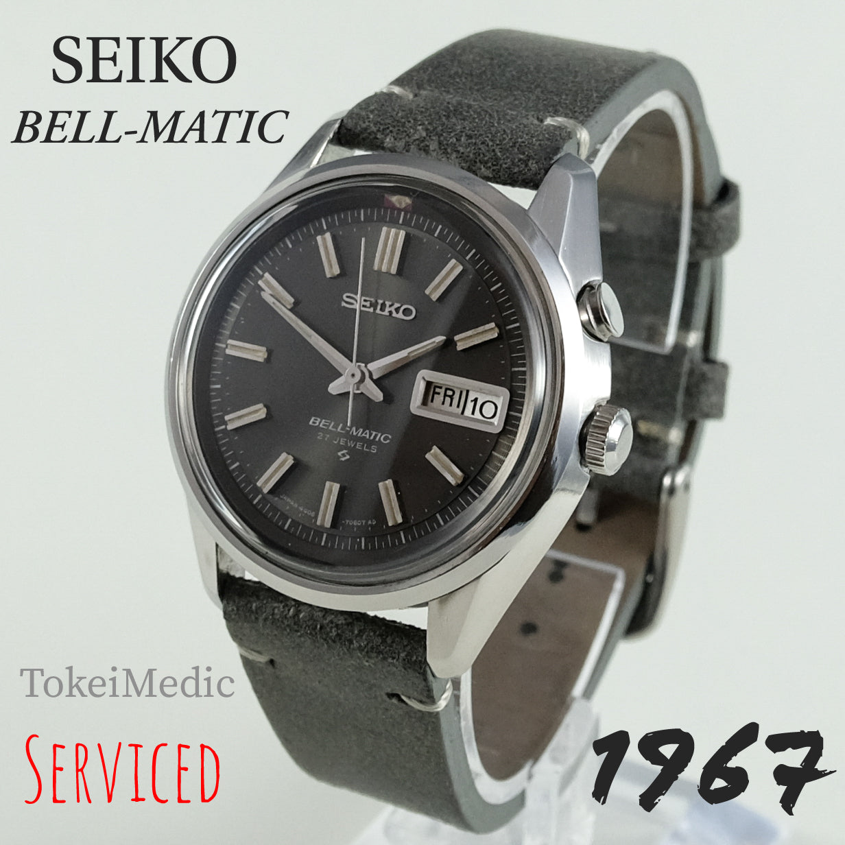 1967 Seiko JDM Bell-Matic 4006-7010