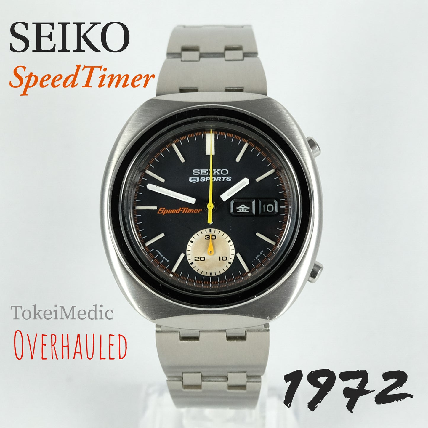 1972 Seiko 5 Sports SpeedTimer 6139-8002